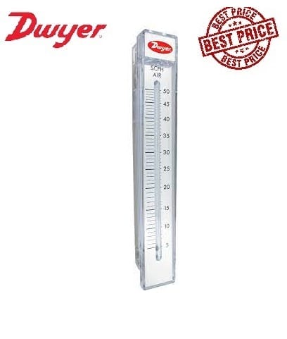 Dwyer RMB-55 40-400 SCFH Air SERIES RMA 5" Scale RATE-MASTER® POLYCARBONATE FLOWMETER