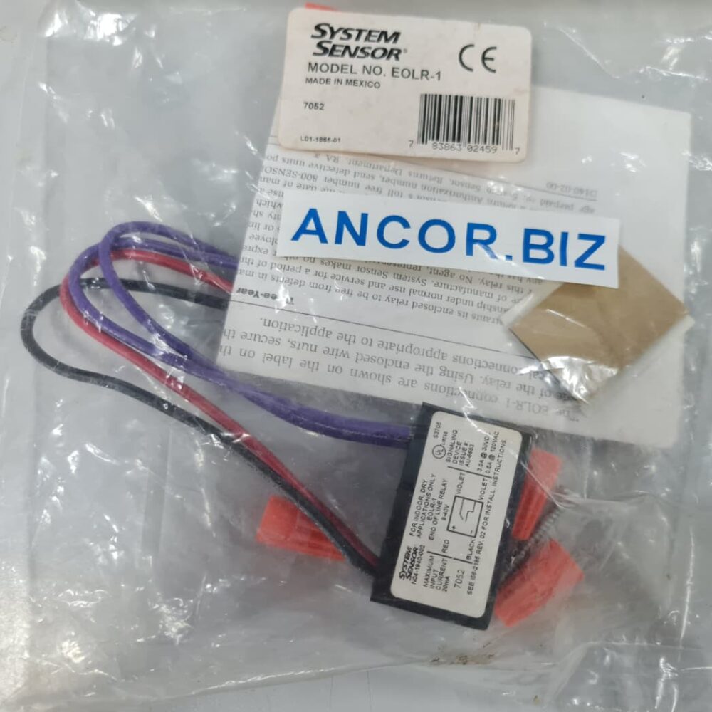 Original System Sensor EOLR-1 End-of-line Epoxy Encapsulated (SPST) Relay - Ready stock